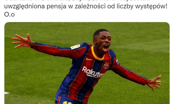 NIETYPOWA PROPOZYCJA KONTRAKTU dla Dembele ze strony Barcy :D